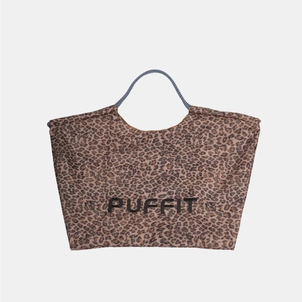 Leopard Puffit London Waterproof Bag